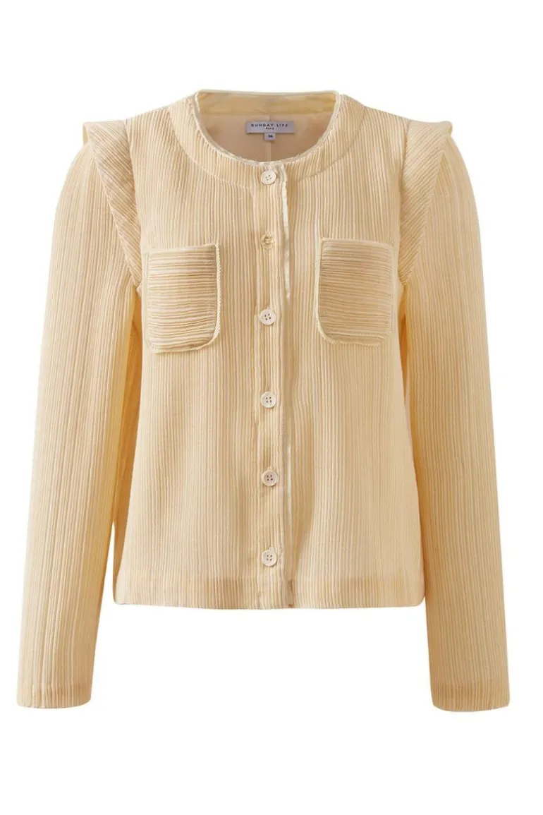 Jackets<CULT MIA NANI BEIGE JACKET