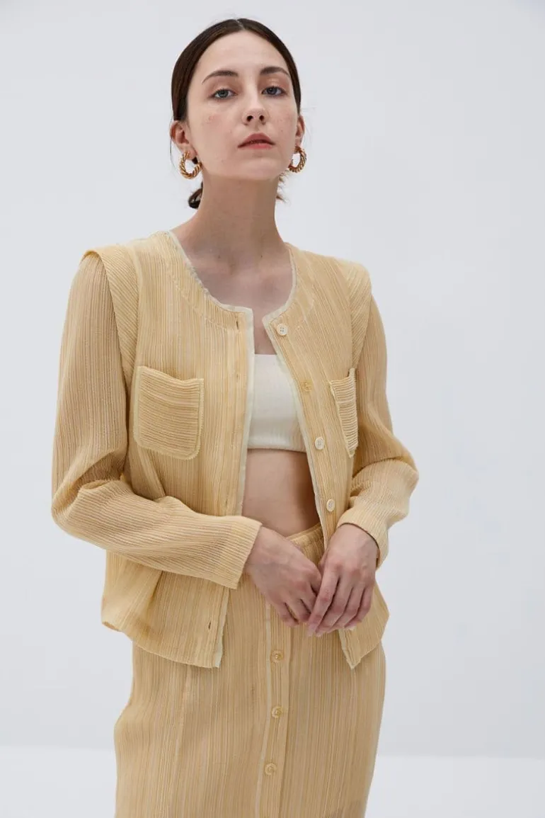 Jackets<CULT MIA NANI BEIGE JACKET