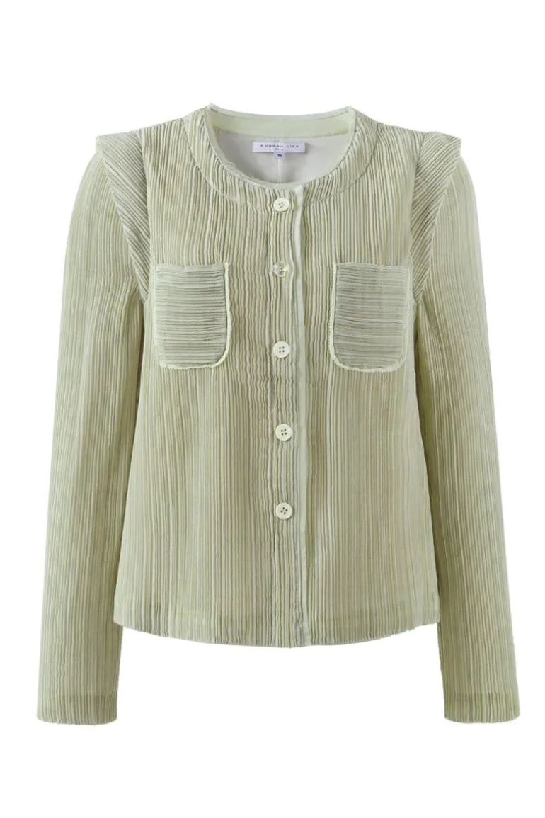 Jackets<CULT MIA NANI GREEN JACKET