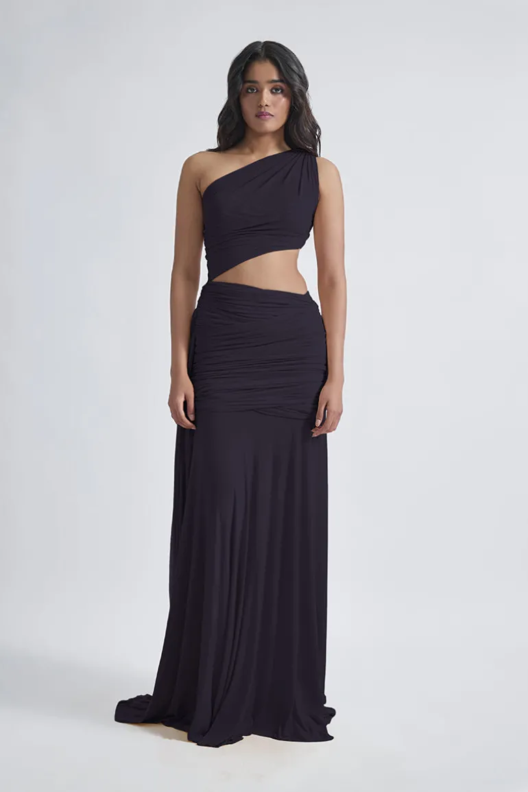 Dresses<CULT MIA NARCISA MAXI DRESS Dark Grey
