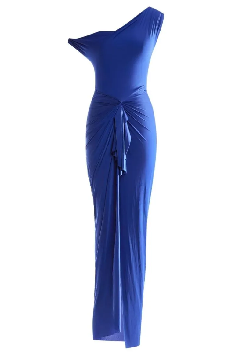 Dresses<CULT MIA NELLIE DRAPED MAXI DRESS Electric Blue
