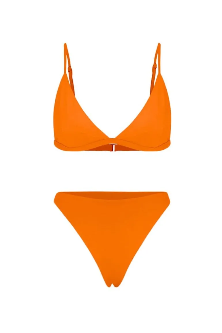 Swimwear<CULT MIA NEROLA THEA TRIANGLE BIKINI Orange