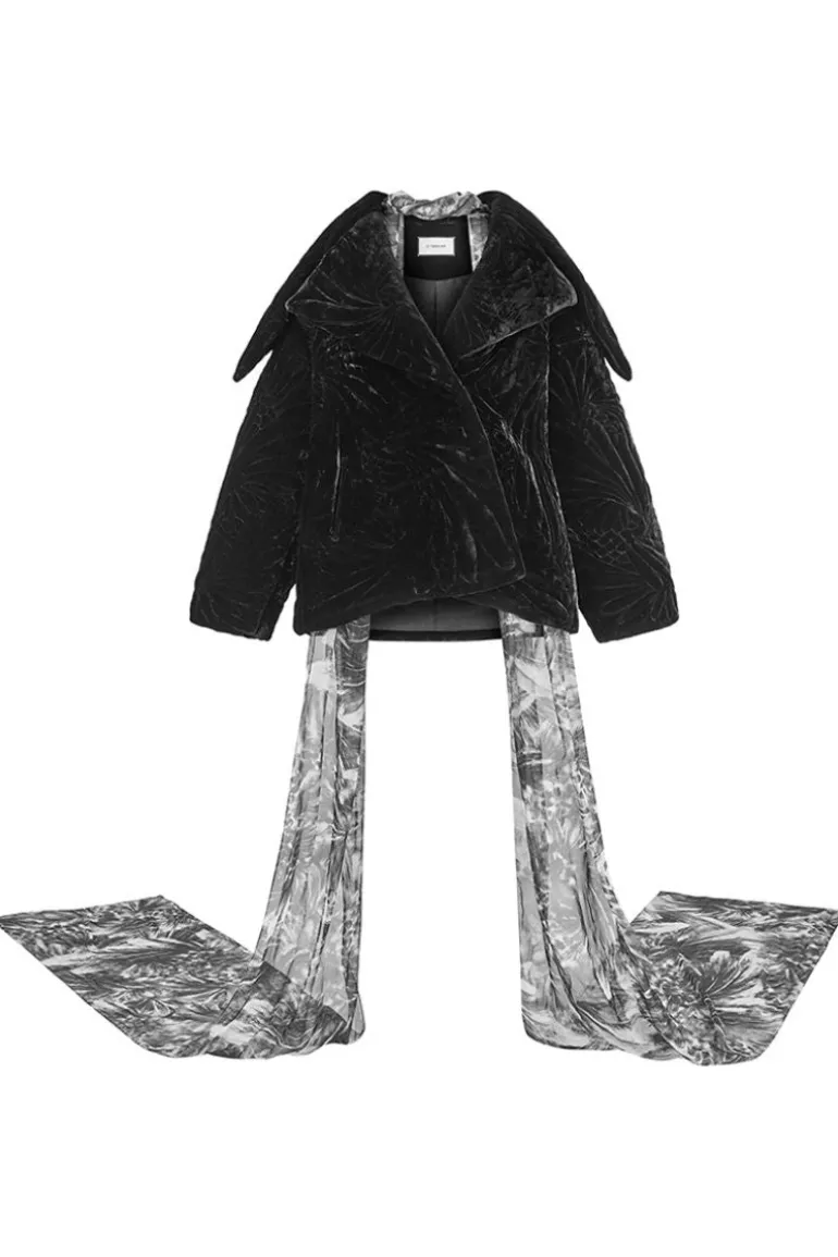 Coats<CULT MIA NIGHTFALL QUILTED COAT IN Black
