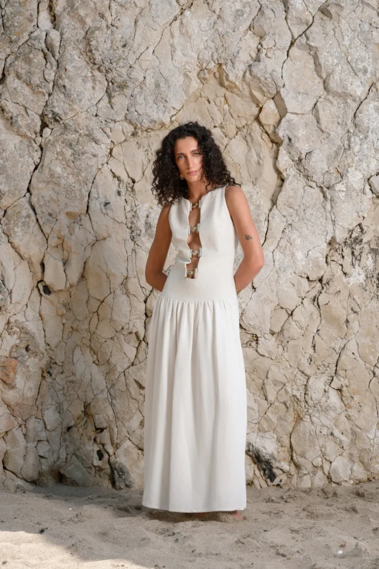 Dresses<CULT MIA NISA MAXI DRESS Natural