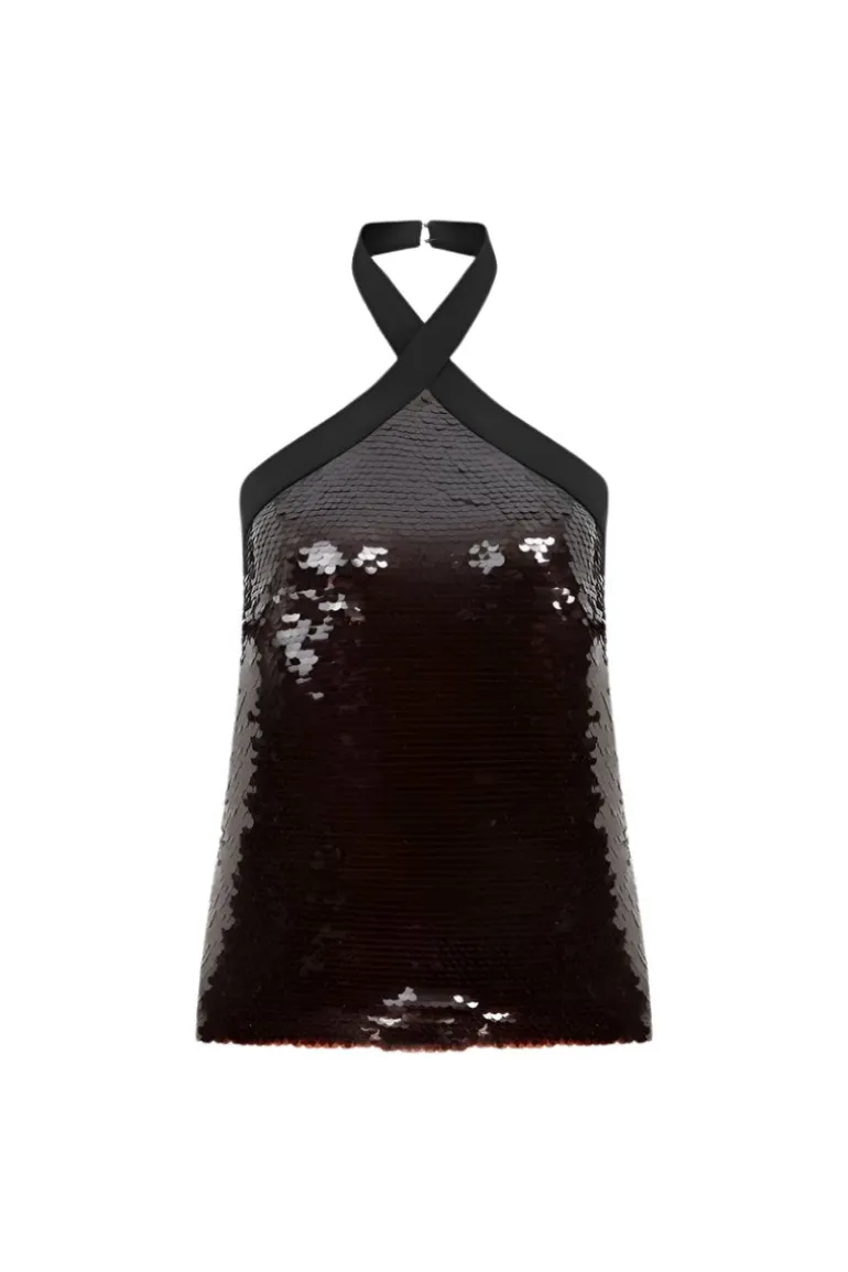 Tops<CULT MIA NORA TOP IN Brown
