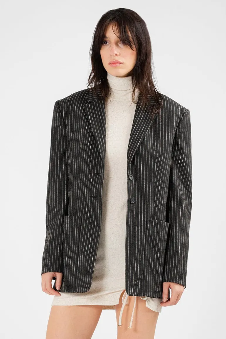Blazers<CULT MIA NOVAH OVERSIZED JACKET Black