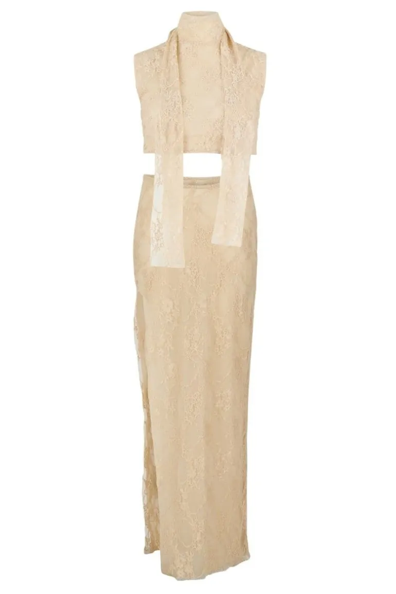 Outfit Sets<CULT MIA NUDE LOREN TOP AND SKIRT SET Nude Pink