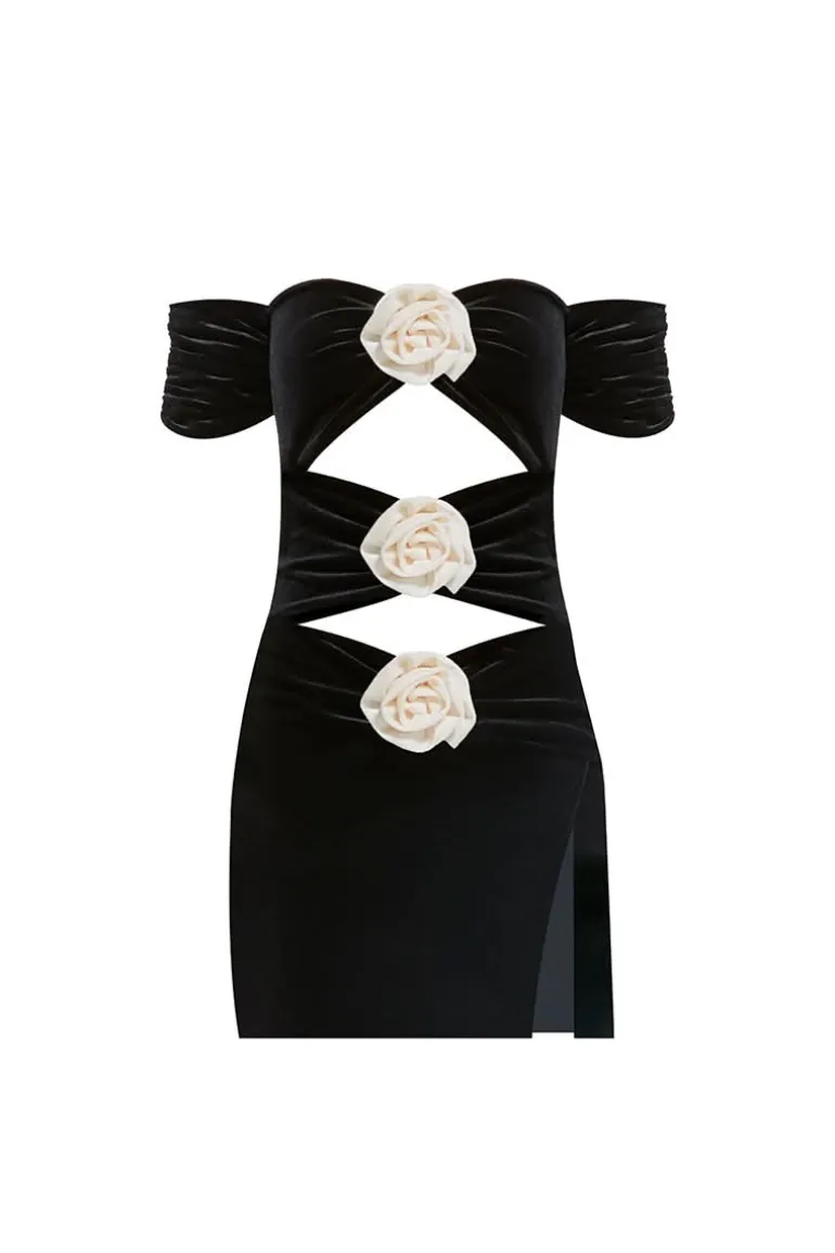 Dresses | Mini Dresses<CULT MIA NUR KARAATA X CHANOUD MINI DRESS BLACK
