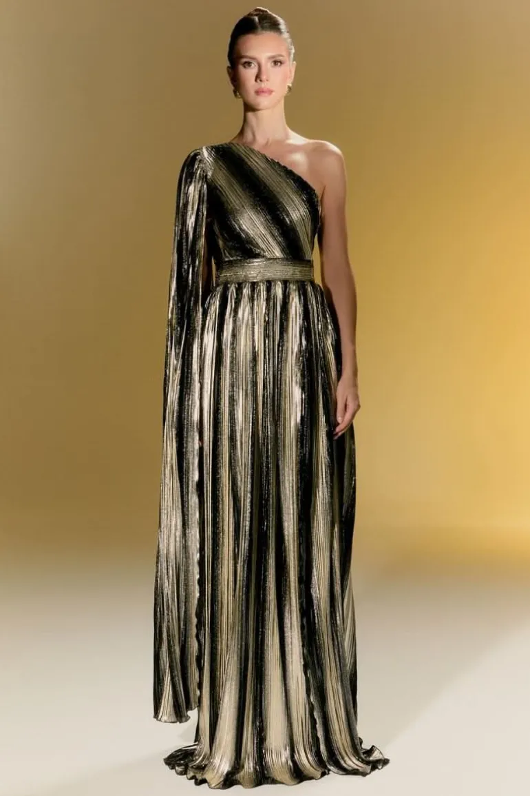 Dresses<CULT MIA NUR KARAATA X NEW BAGLIONI GOWN GOLD