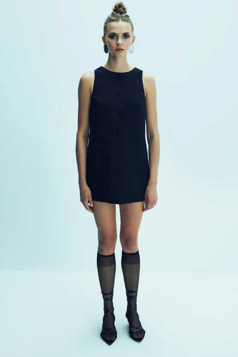 Dresses | Mini Dresses<CULT MIA ODETTE CREPE MINI DRESS Black