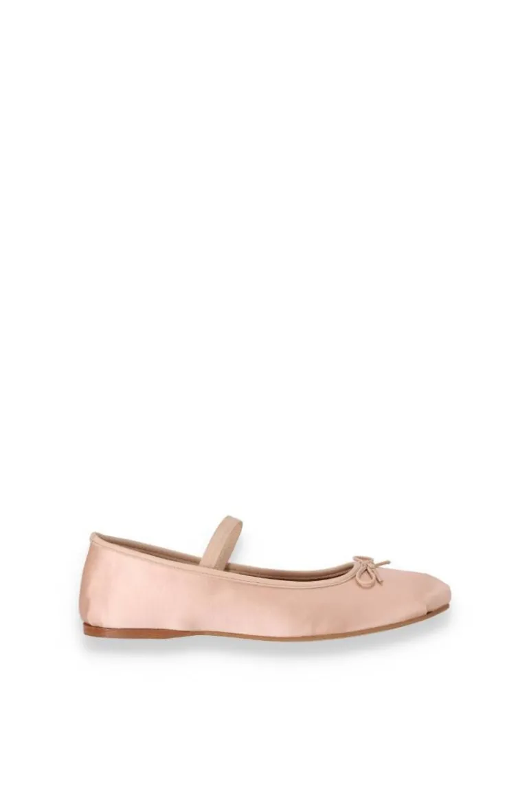 Flats<CULT MIA ODETTE PALE PINK BALLET FLATS