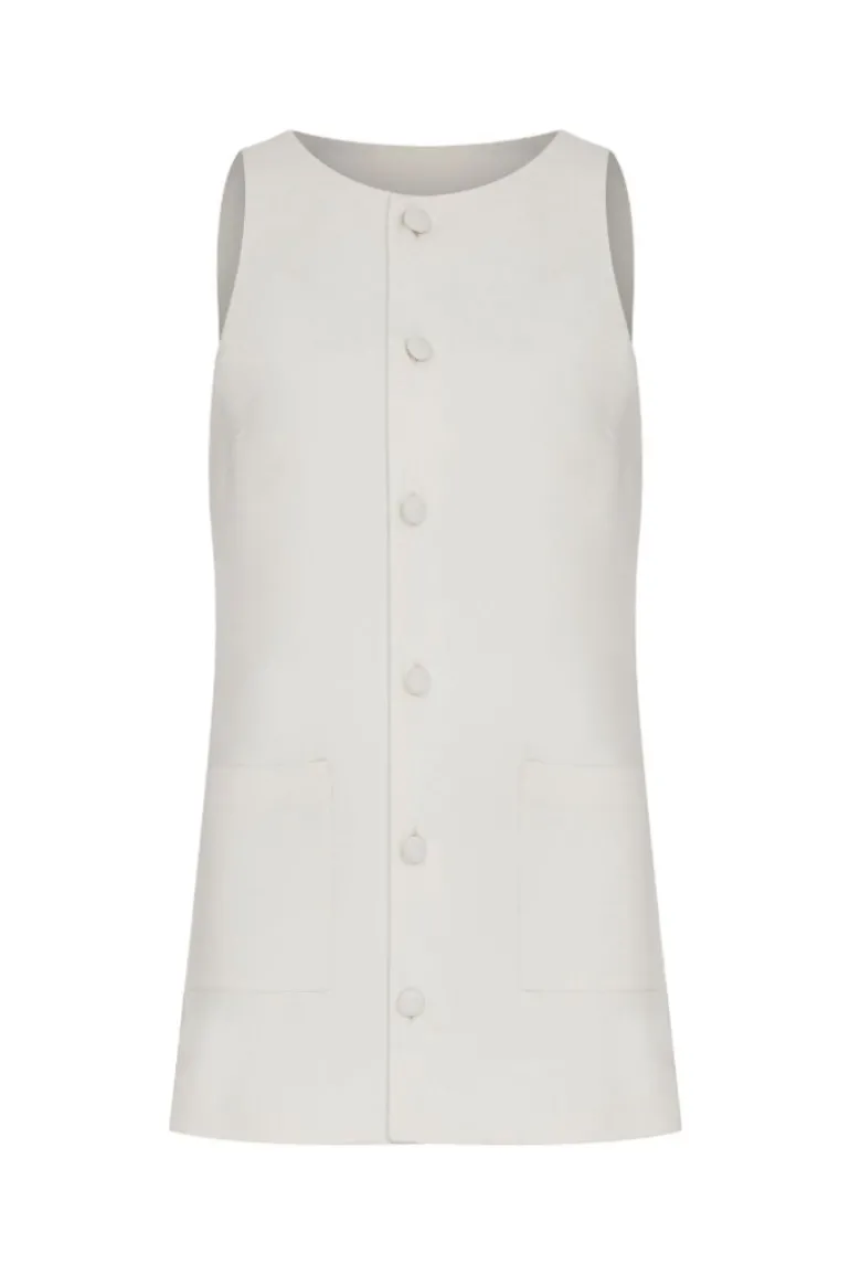 Dresses | Mini Dresses<CULT MIA ODETTE VANILLA ICE CREPE MINI DRESS White