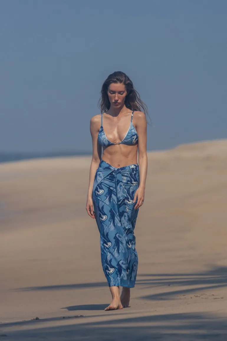 Swimwear<CULT MIA PAREO COVER UP Olas Azul
