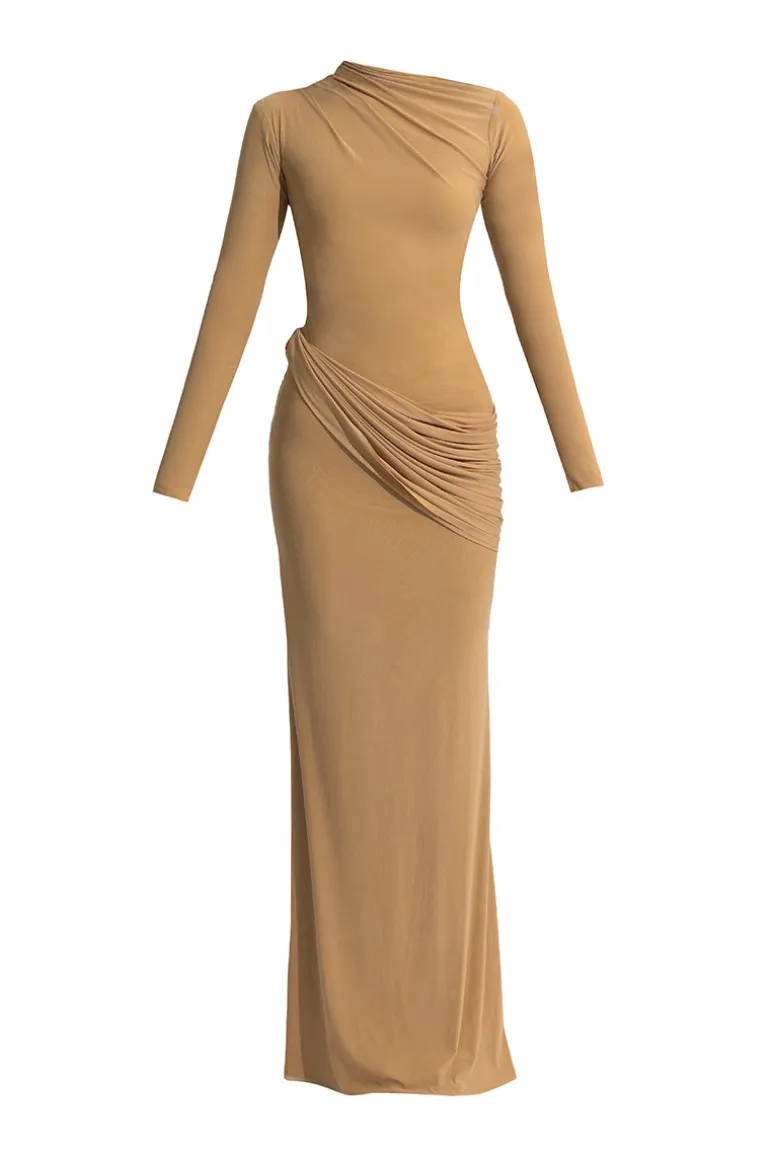 Dresses<CULT MIA OLGA MAXI DRESS Tan