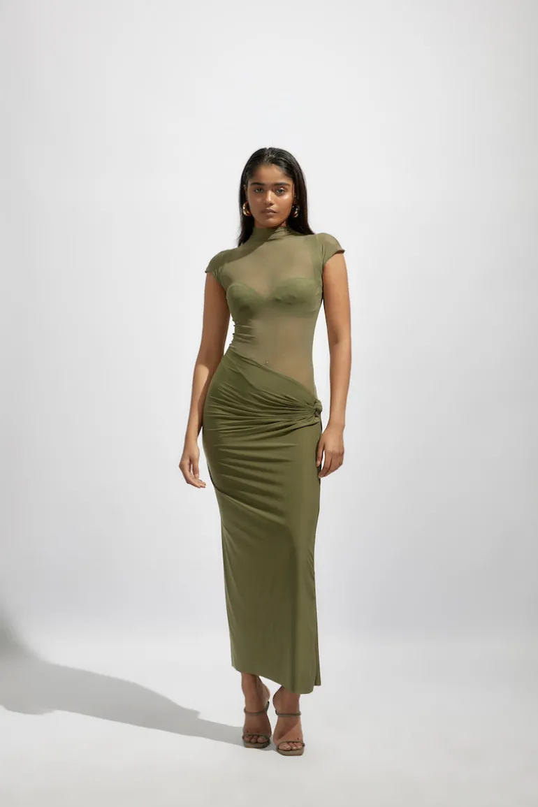 Dresses | Midi Dresses<CULT MIA OLIVIA MIDI DRESS Olive Green