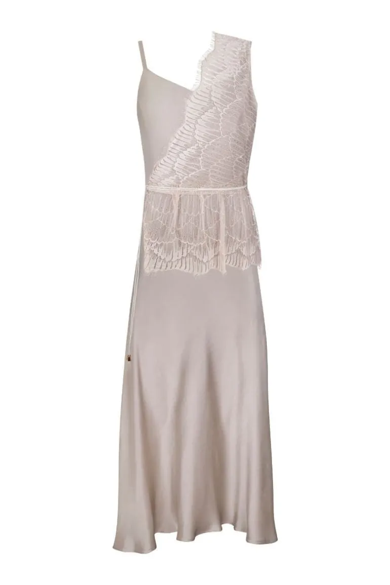 Dresses | Midi Dresses<CULT MIA OMIKAMI SILK MIDI DRESS Purple/Gray