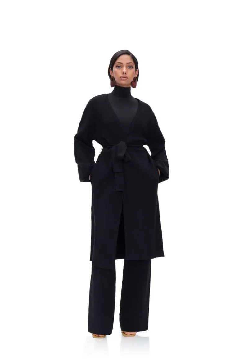 Knitwear<CULT MIA ONA KNIT CARDIGAN IN ONYX
