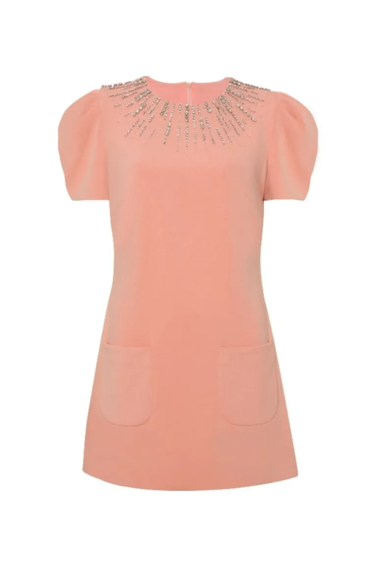 Dresses | Mini Dresses<CULT MIA ONI BEADED MINI DRESS Burnt Orange