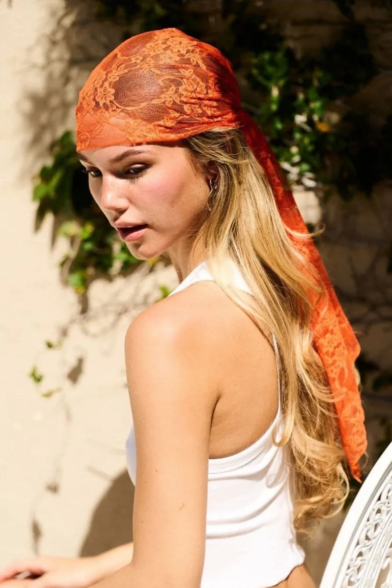 Dresses | Midi Dresses<CULT MIA BELLUCCI MIDI DRESS AND VITA HEADSCARF SET Orange