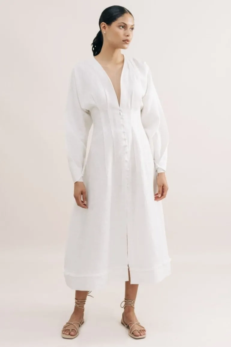 Dresses | Midi Dresses<CULT MIA PATOZ DRESS White
