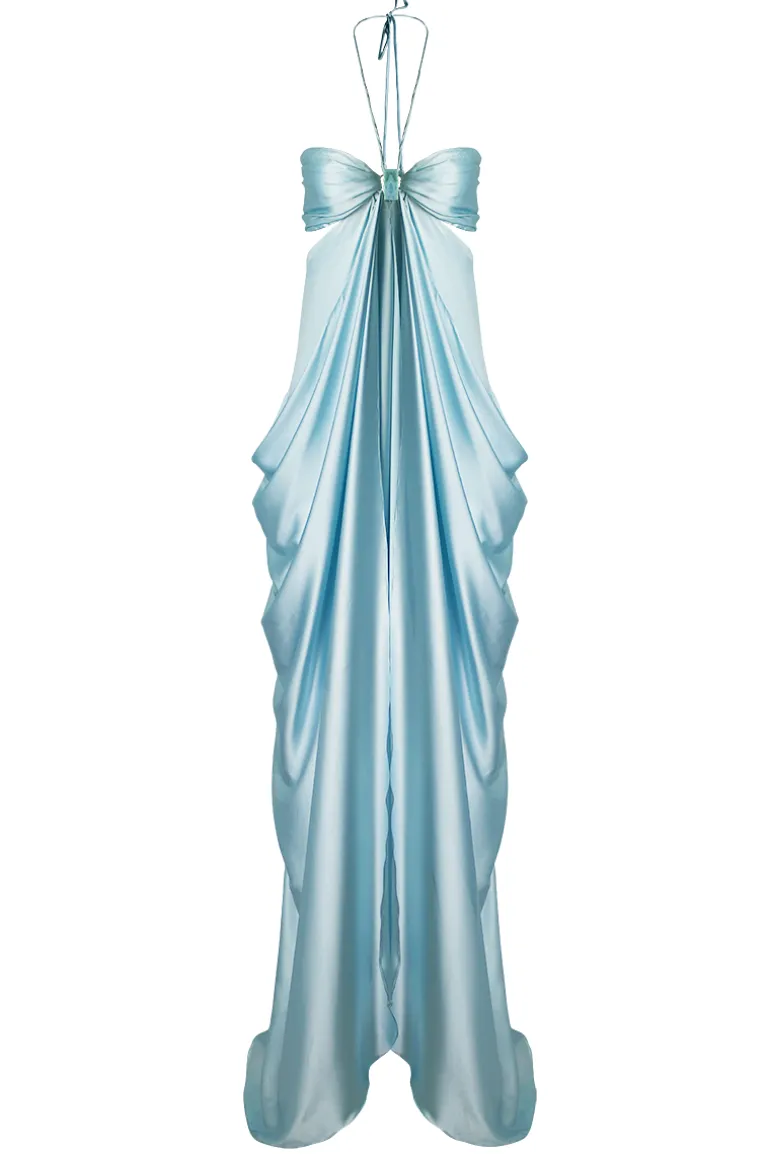 Dresses<CULT MIA PEÑON DRAPED DRESS Blue