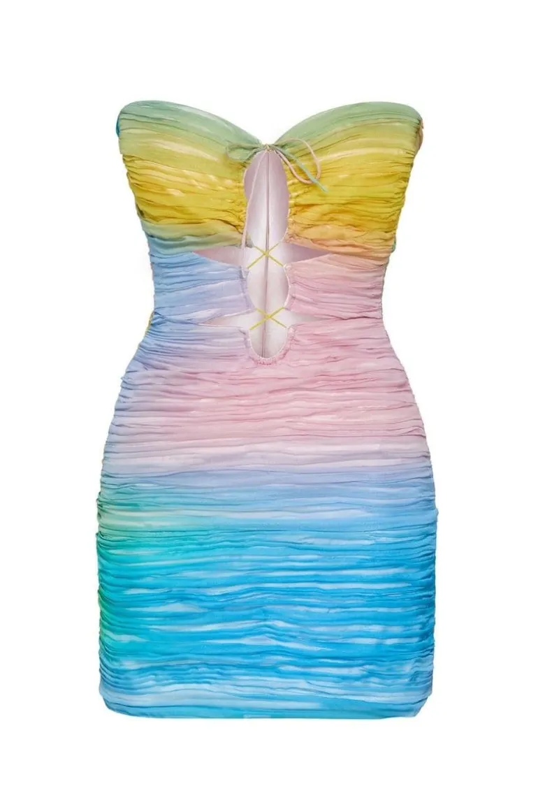 Dresses | Mini Dresses<CULT MIA PEPPER STRAPLESS MINI DRESS Multicolor