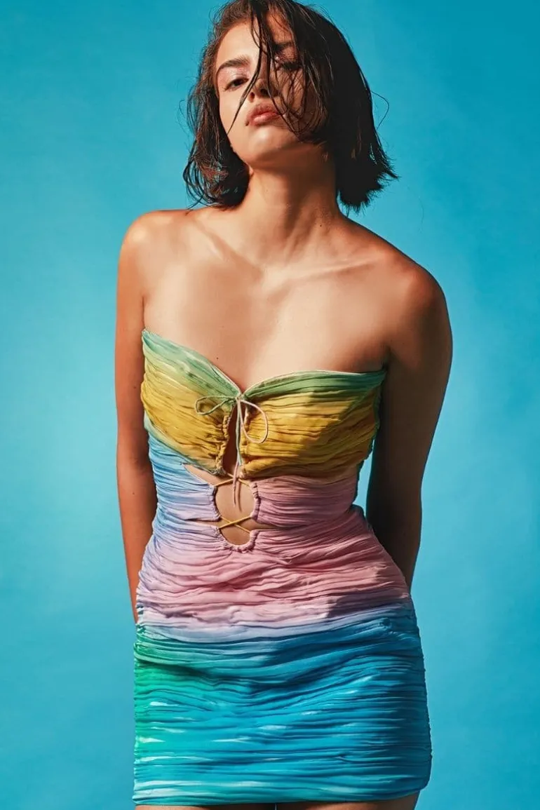Dresses | Mini Dresses<CULT MIA PEPPER STRAPLESS MINI DRESS Multicolor