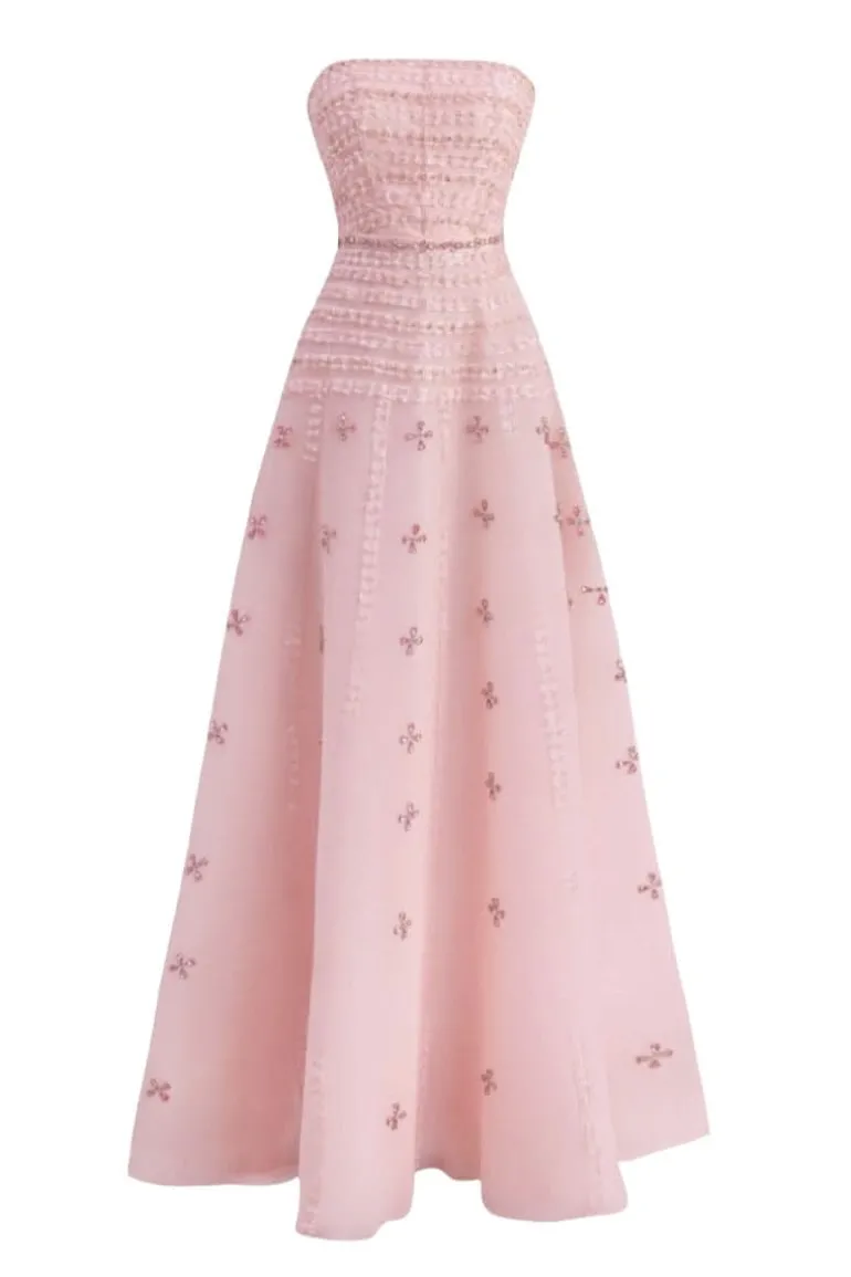 Dresses | Gowns<CULT MIA CRYSTAL EMBELLISHED A-LINE MAXI DRESS Pink