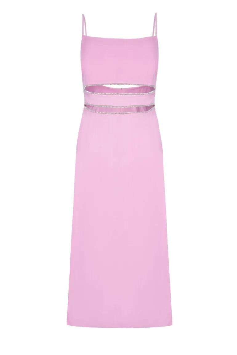 Dresses | Midi Dresses<CULT MIA CUTOUT DRESS Pink