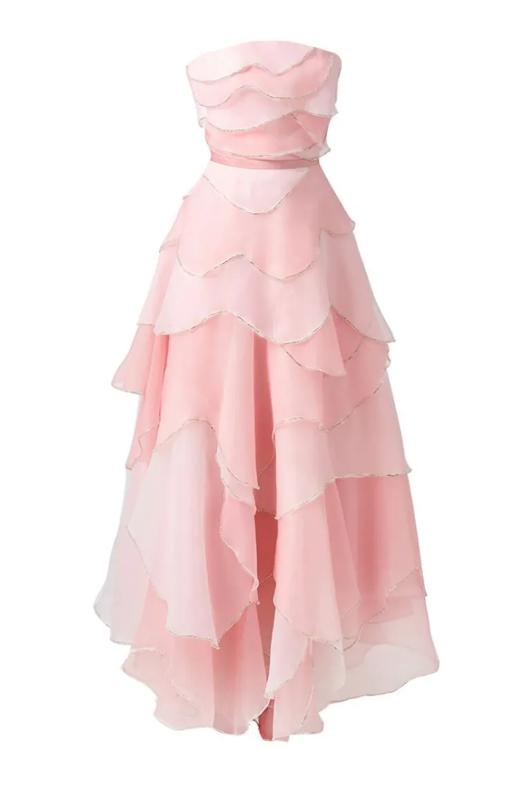 Dresses | Midi Dresses<CULT MIA LAYERED MIDI DRESS Pink
