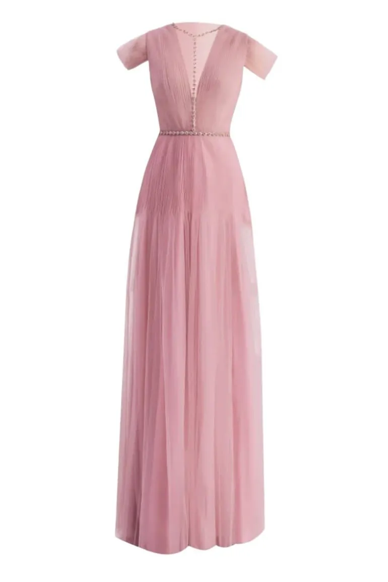 Dresses | Gowns<CULT MIA ORGANZA A-LINE COLD SHOULDER MAXI DRESS Pink