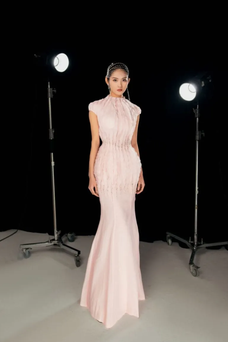 Dresses | Gowns<CULT MIA ORGANZA STRAPLESS LAYERED MAXI DRESS Pink