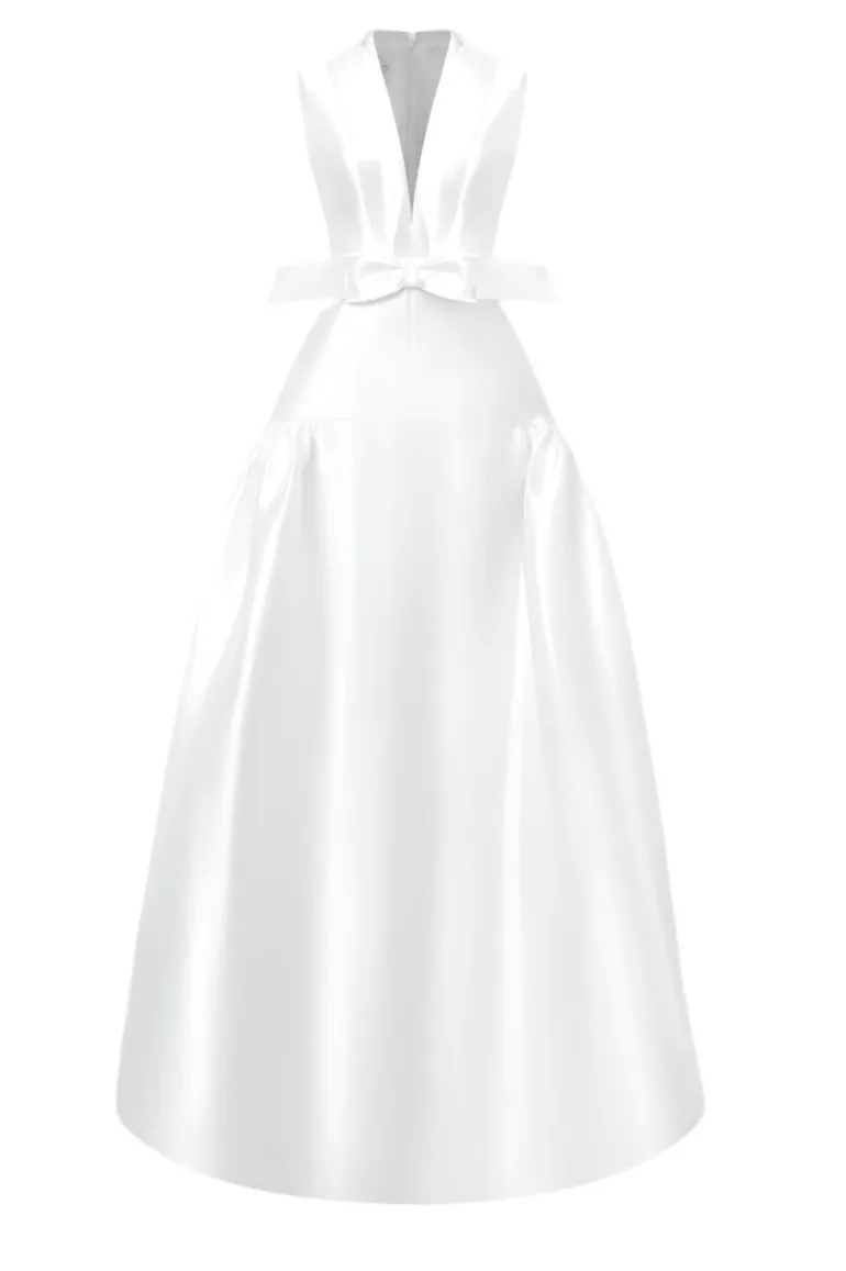 Dresses | Midi Dresses<CULT MIA PLEATED MAXI DRESS IN White