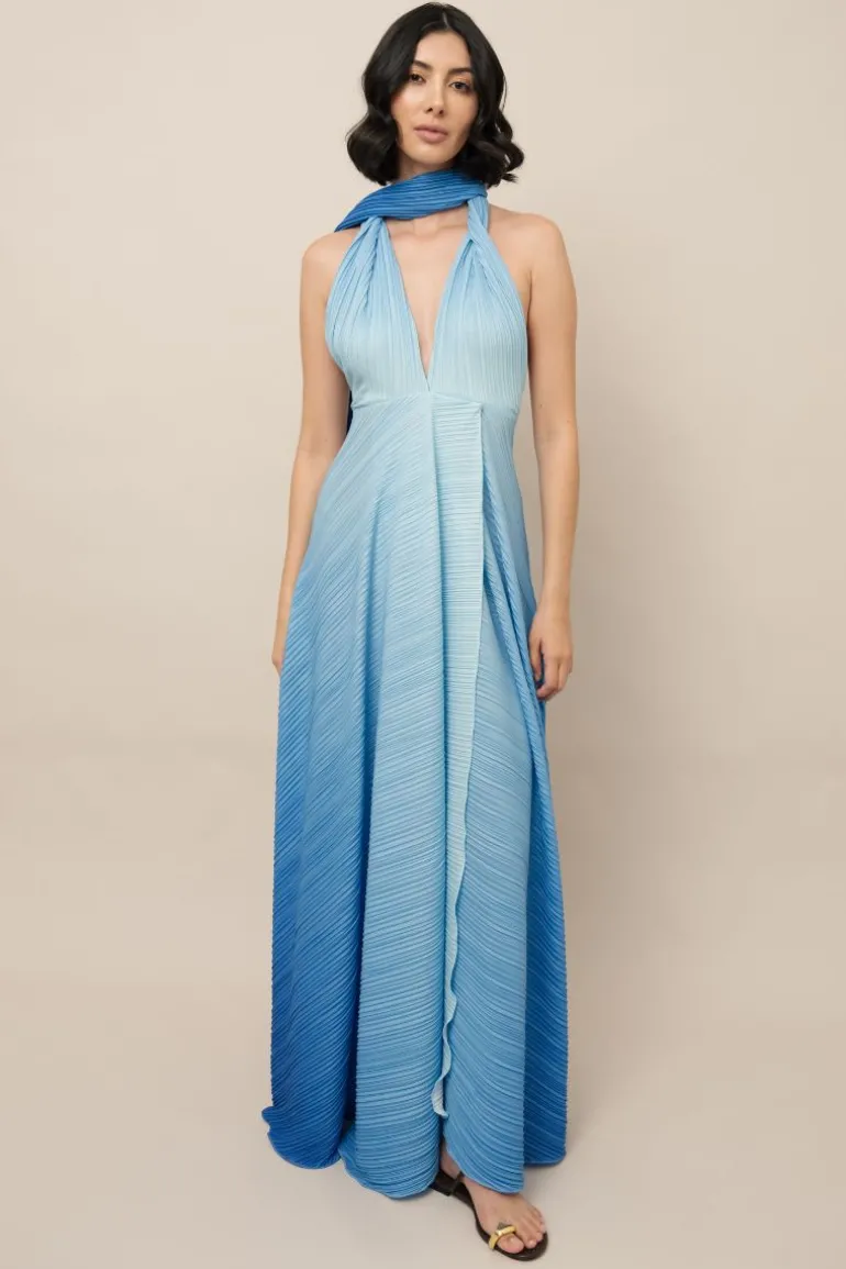 Dresses<CULT MIA PUNTA CANA MAXI DRESS Ocean Blue