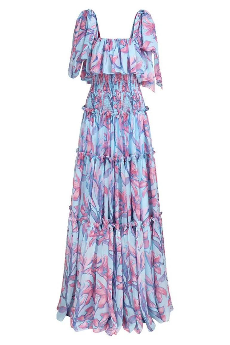Dresses<CULT MIA RAPUNZEL SQUARE NECK LAYERED MAXI DRESS Multicolor