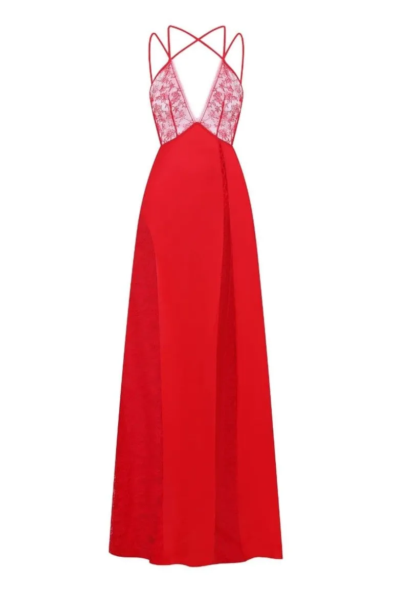 Dresses<CULT MIA RUBY MAXI DRESS Red