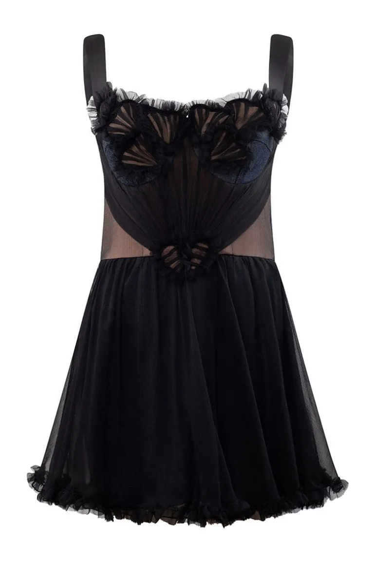 Dresses | Midi Dresses<CULT MIA ROCKNROLLA DENIM DRESS Black