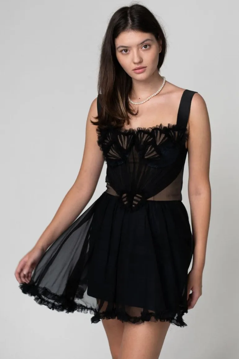 Dresses | Midi Dresses<CULT MIA ROCKNROLLA DENIM DRESS Black