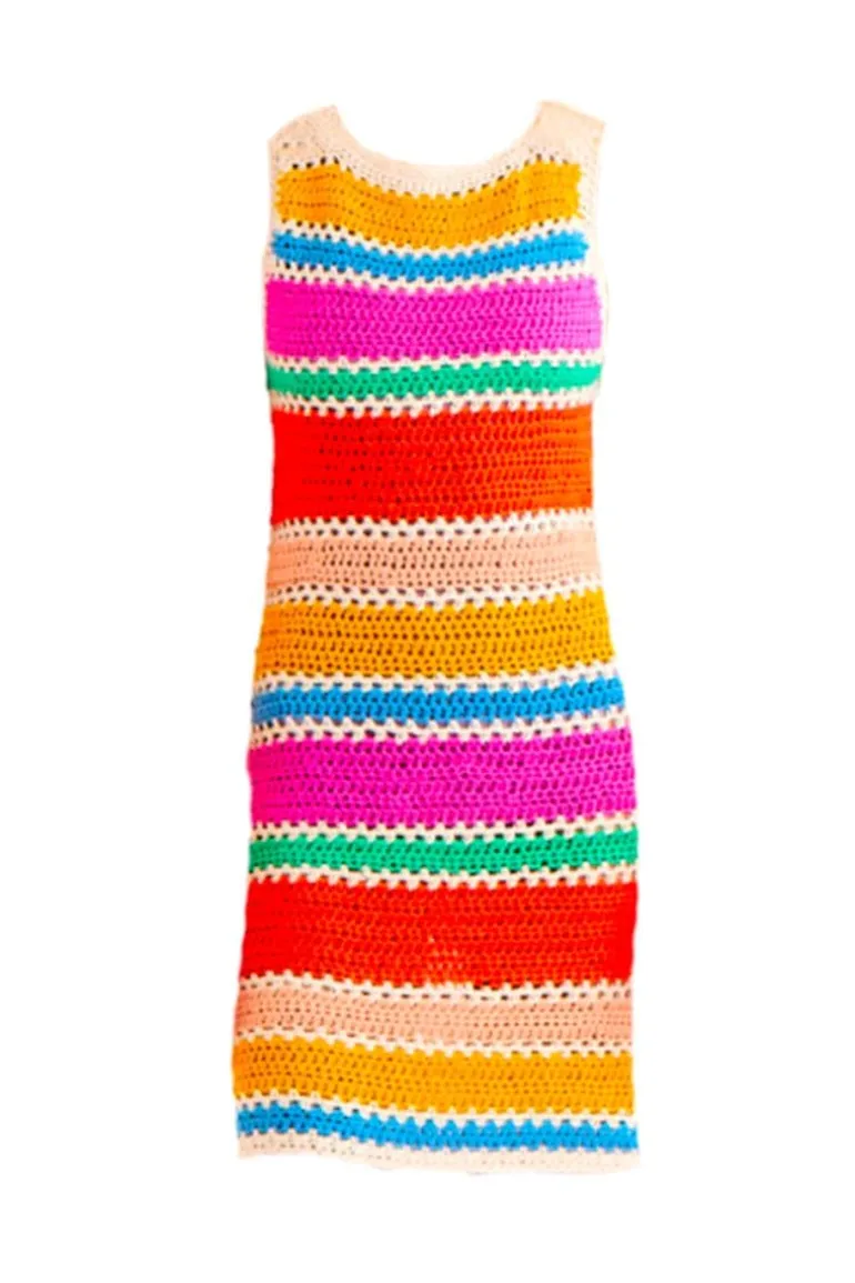 Dresses | Midi Dresses<CULT MIA ROCKY SUN KNITTED MIDI DRESS Multicolor