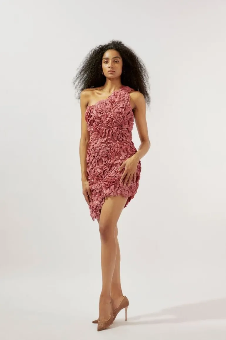 Dresses | Mini Dresses<CULT MIA SEQUIN FLOWER MINI DRESS Rose Pink