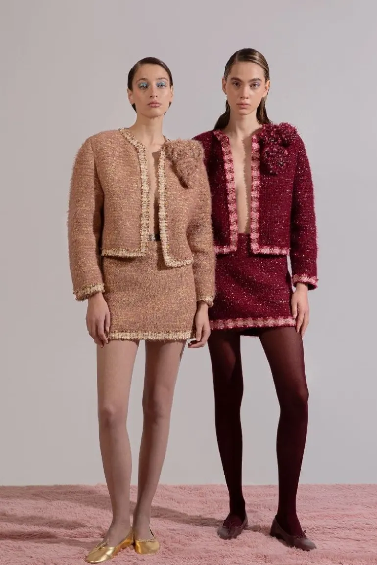 Jackets<CULT MIA ROZANY RED KNITTED JACKET Red/Pink