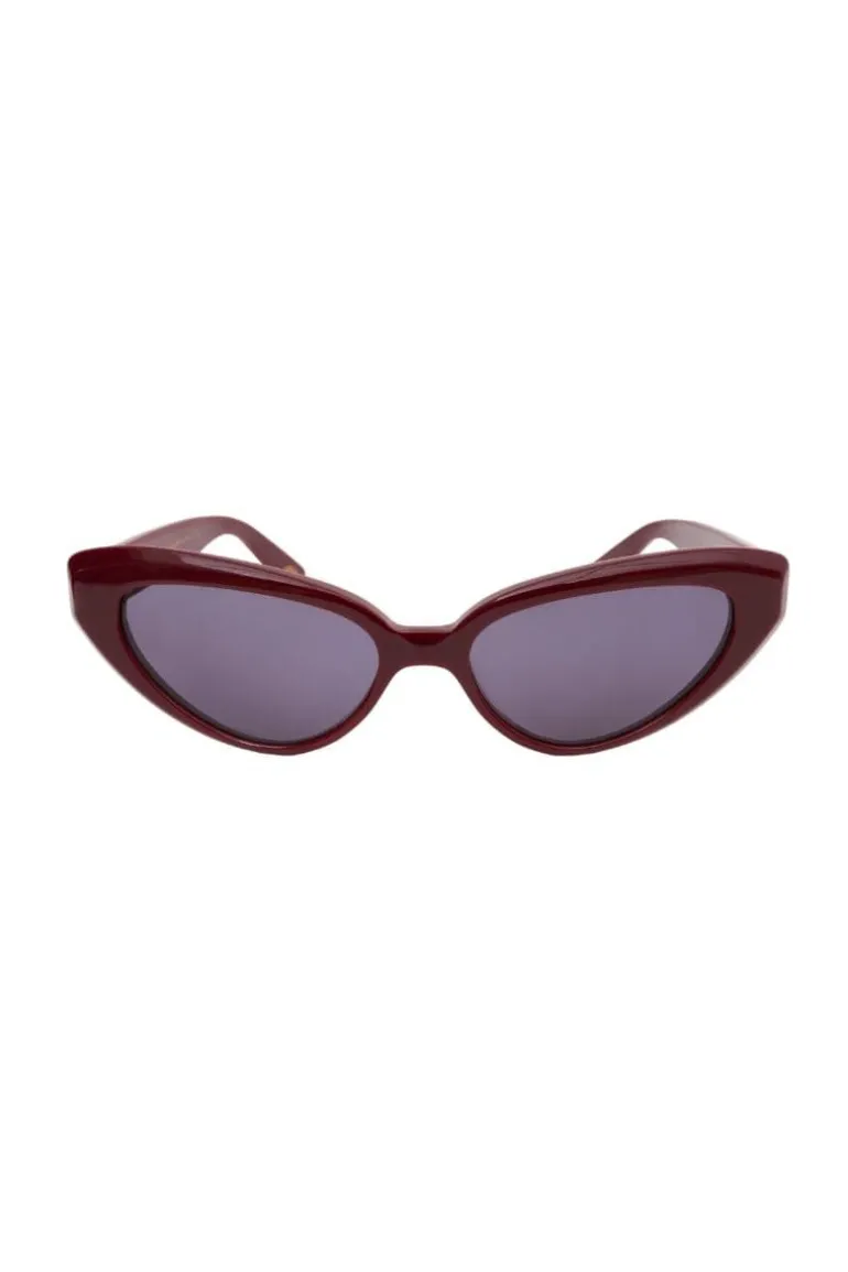 Sunglasses<CULT MIA ZAWE CATEYE SUNGLASSES Ruby Red