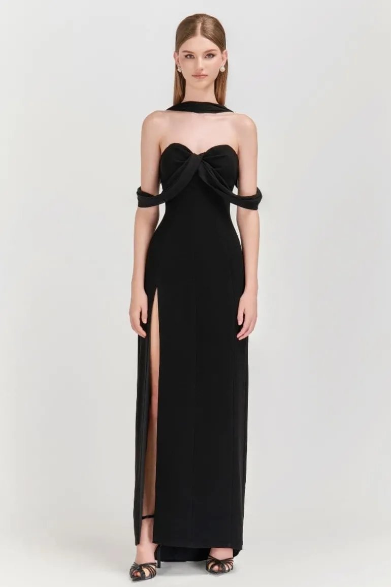 Dresses | Gowns<CULT MIA SADIE OFF-SHOULDER MAXI DRESS Black