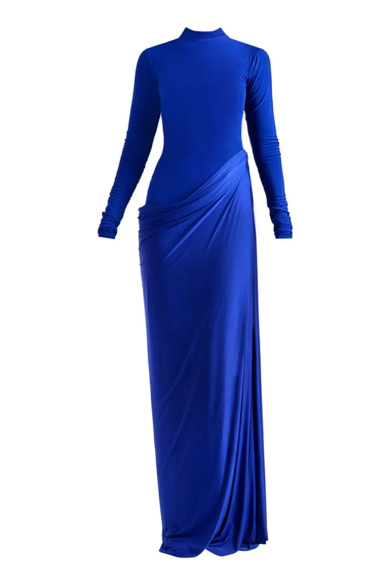 Dresses<CULT MIA SASHA ELECTIC BLUE MAXI DRESS Electric Blue