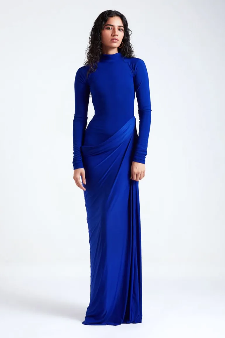 Dresses<CULT MIA SASHA ELECTIC BLUE MAXI DRESS Electric Blue