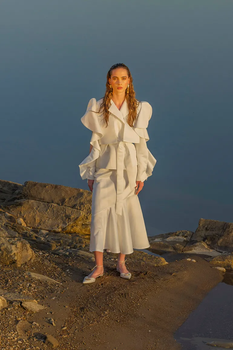 Jackets<CULT MIA SEASIDE BREEZE JACKET White