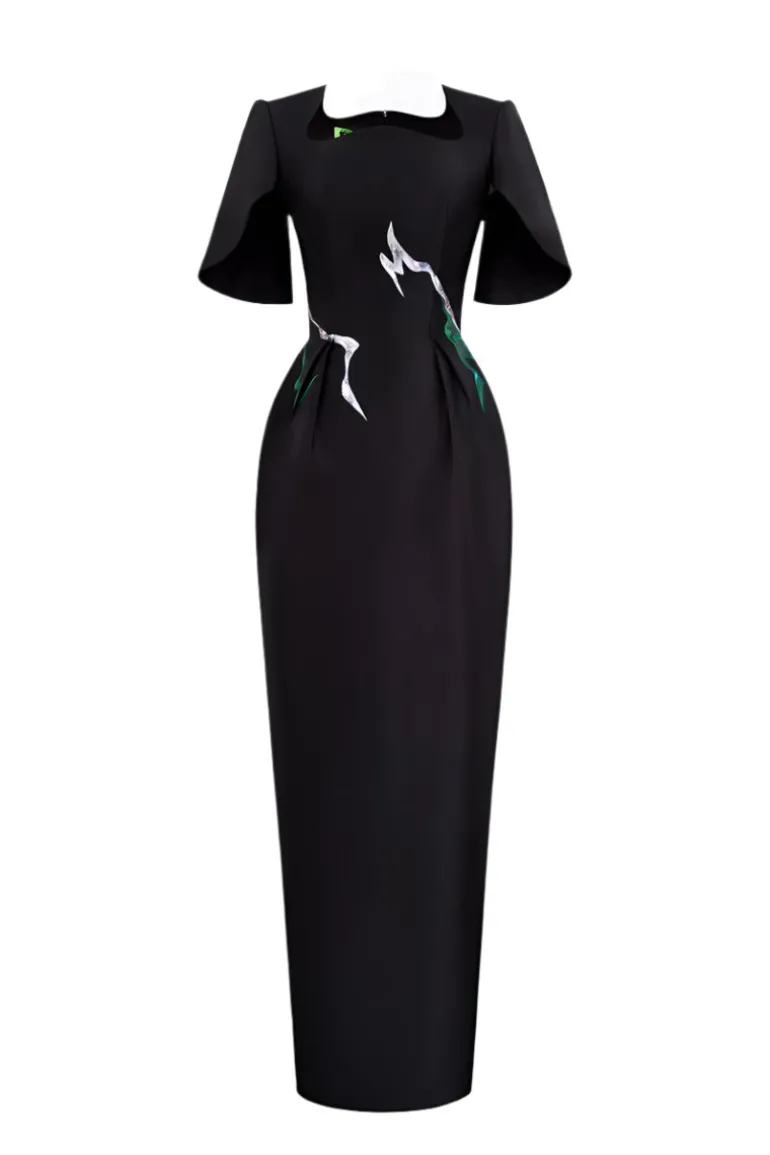 Dresses | Gowns<CULT MIA SECRET BLOOM GOWN Black
