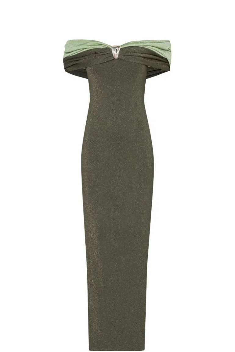 Dresses<CULT MIA SENDAI DRESS IN Olives