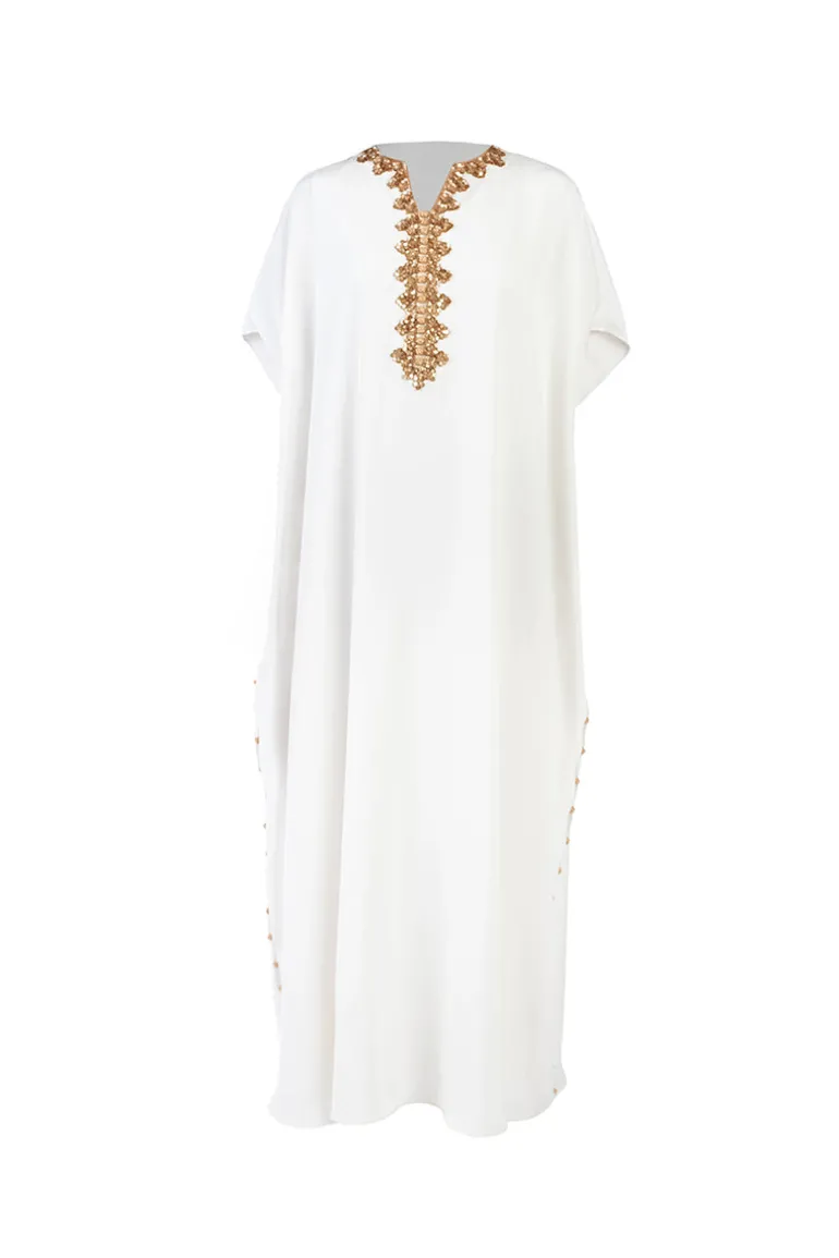 Dresses<CULT MIA SEQUIN EMBELLISHED DRESS IN White