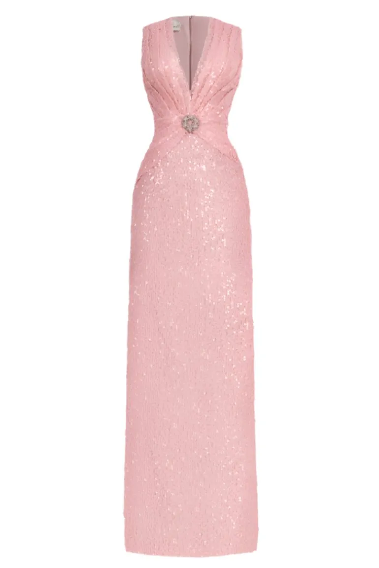 Dresses | Midi Dresses<CULT MIA SEQUIN LONG DRESS IN PINK Black